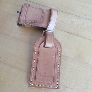 Louis Vuitton Luggage Tag with Piognet Authentic